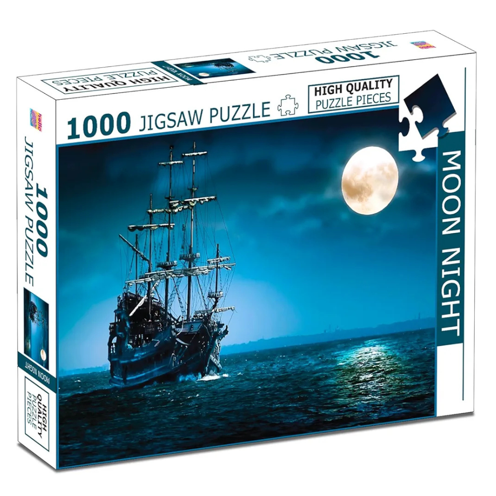 Hello Friend Moon Light Jigsaw Puzzles 1000-Piece for Kids and Childrens Educational Puzzles Game for Learning, Gifts, and Fun Activities