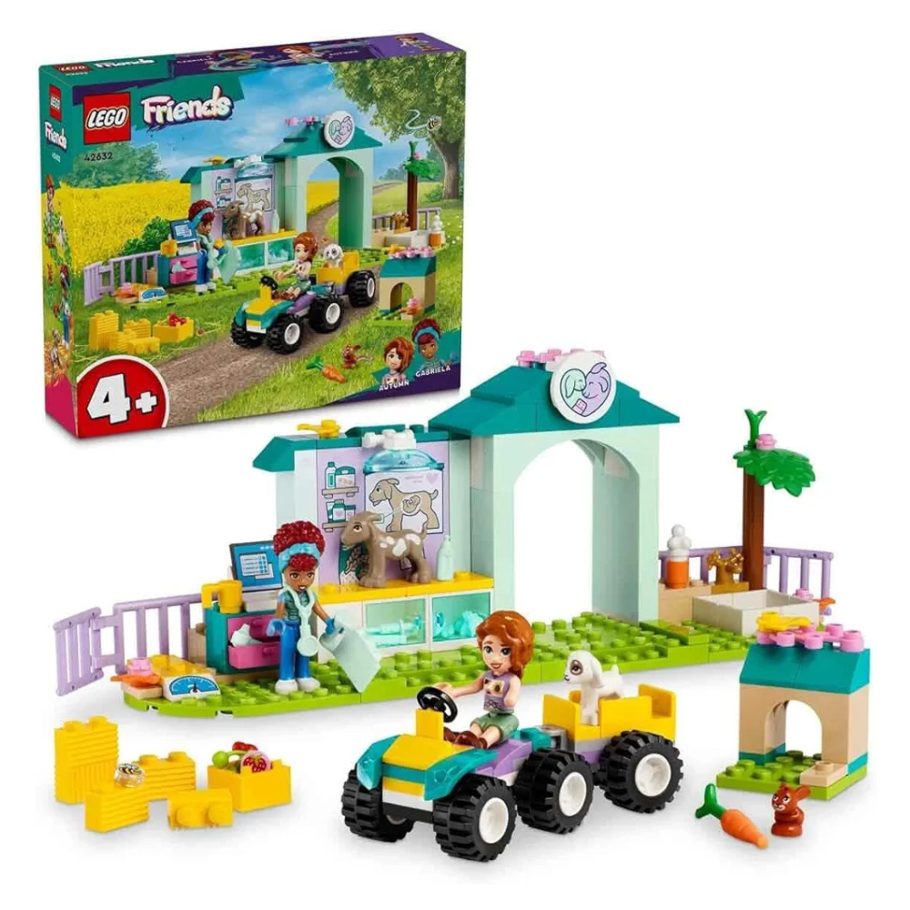 Lego Friends Farm Animal Vet Clinic Toy Veterinary Care Role Play 42632