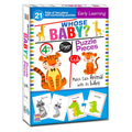 Hello Friend Whose Baby Jigsaw Puzzle? Connecting 2-Piece  for Kids, Childrens and Toddlers – Early Learning Educational