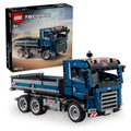 Lego Technic Tipping Dump Truck Toy, Blue Construction Vehicle Set 42203 Building Blocks Toys for 9+ Gift for Boys and Girls