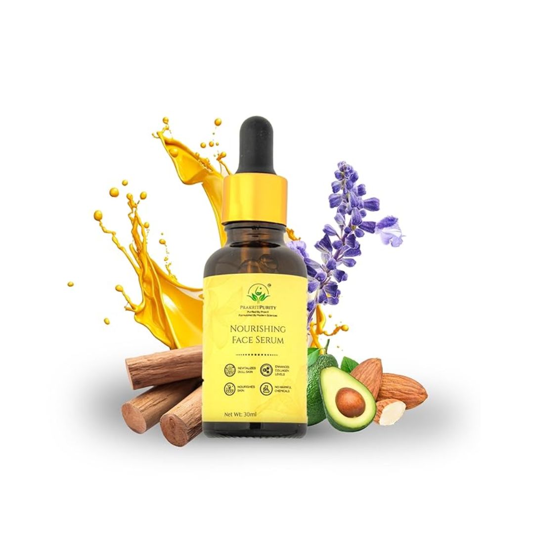 PrakritPurity Nourishing Face Serum - 30 ml