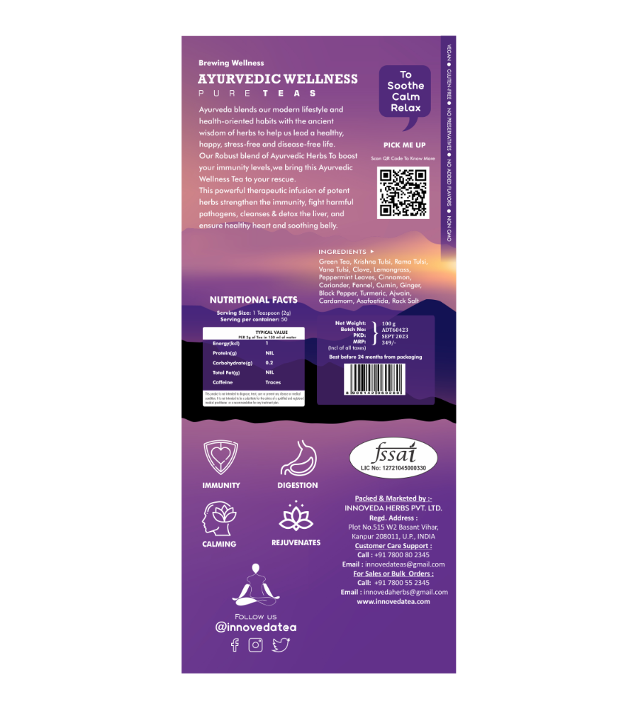 Innoveda Ayurvedic Wellness Tea