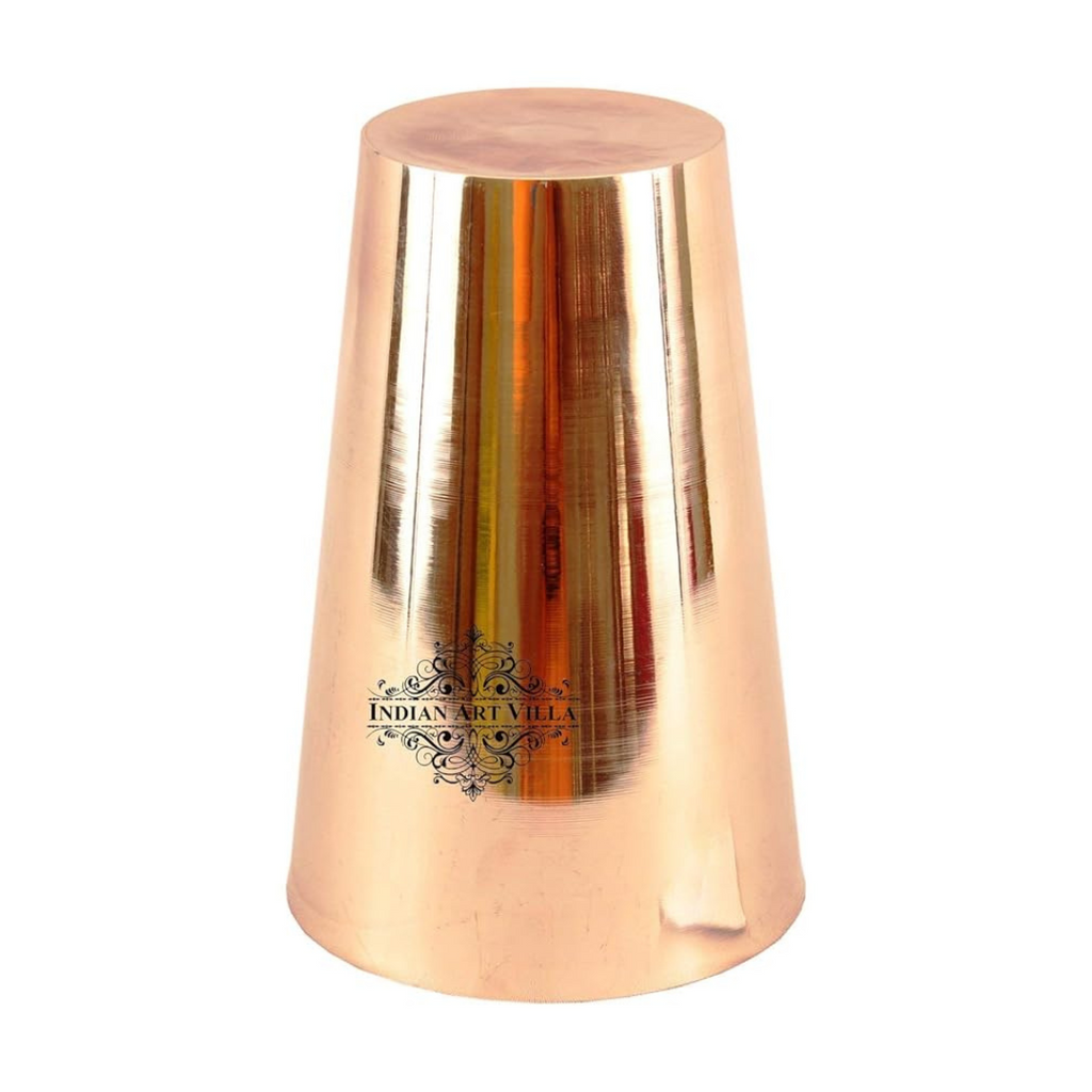 Indian Art Villa Bronze Kansa Utensils Lassi Glass Tumbler Cup - 440 gms
