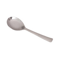 Indian Art Villa Handmade Hammered Stainless Steel Rice Spoon Cutlery, 1 Pieces, Silver