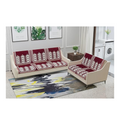 Nendle Luxurious Soft Velvet Abstract Design Sofa Cover 3 Seater and 2 Seater 5 Seater (Pack of 4, Maroon)