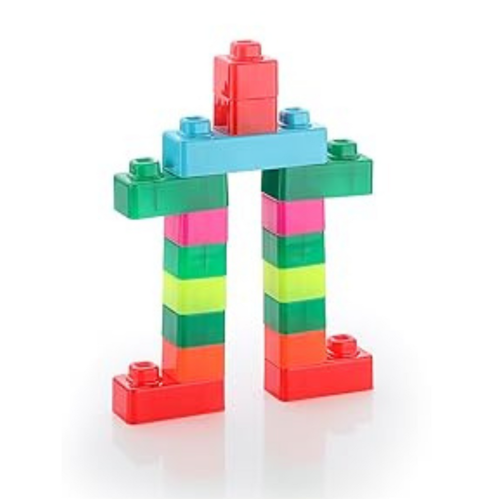 Zudo Toys Zudo 48 Piece Classic Big Building Blocks Large Toddler Blocks StemToy Building Blocks
