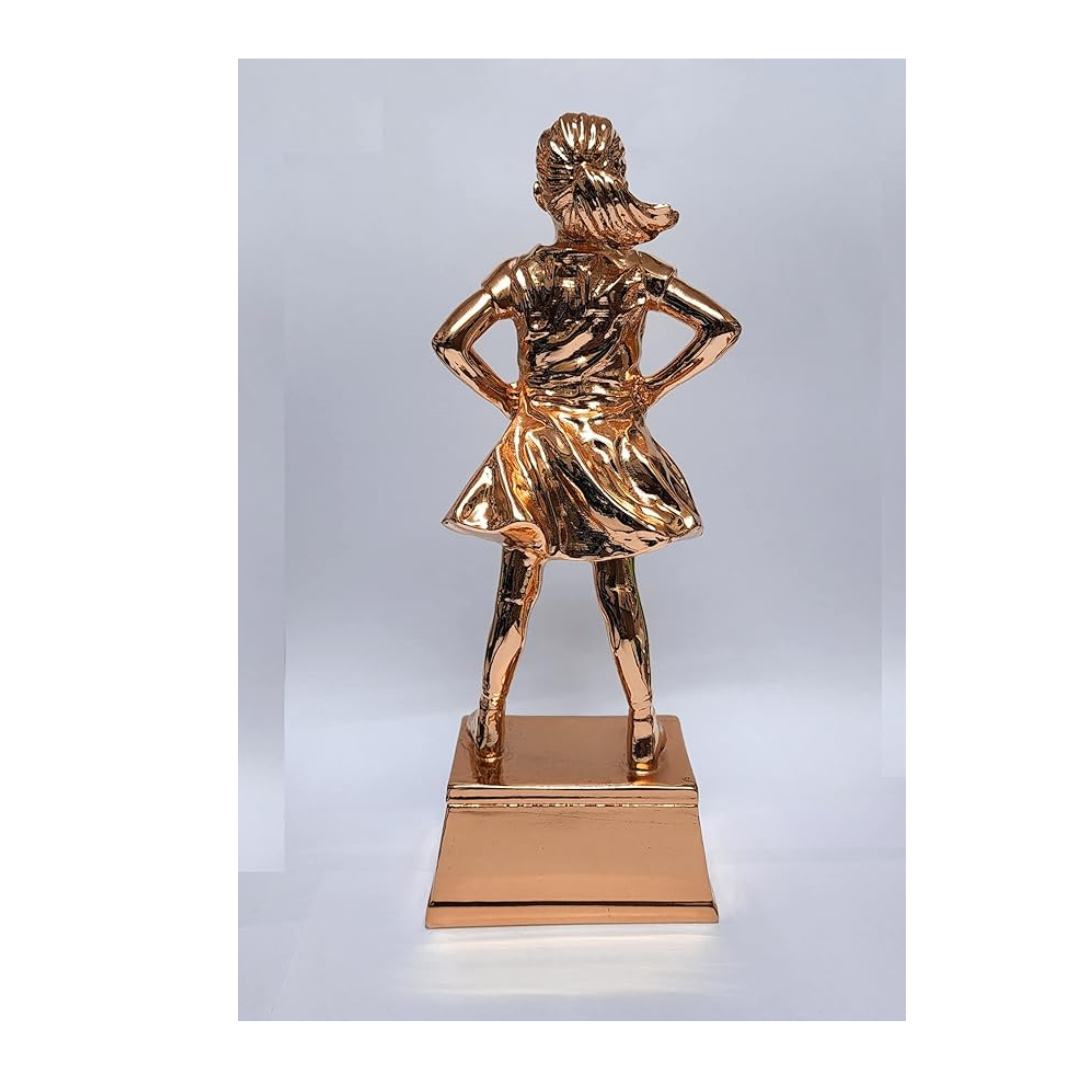 Gold Art India Daughter Figurine Rose Gold Plated World's Best Daughter Gift Rose Gold Colour