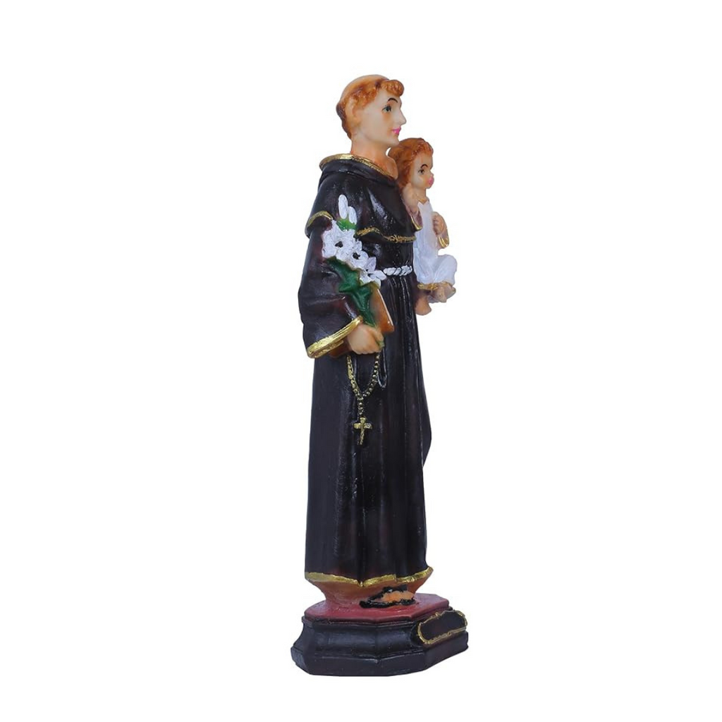 Newven Poly Marble St Antony Catholic Figurine Christian Statues showpiece Idol