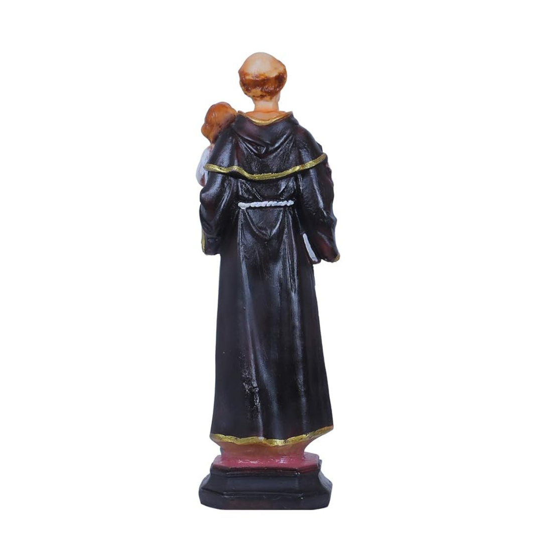 Newven Poly Marble St Antony Catholic Figurine Christian Statues showpiece Idol