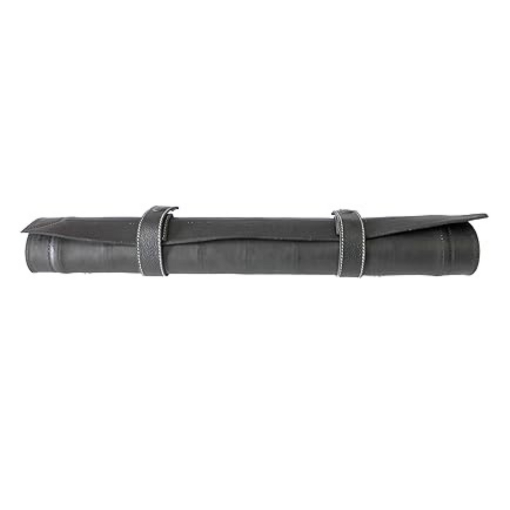 Stonkraft Genuine Leather Chess Black Colour Roll Up Chess Tournament Chess