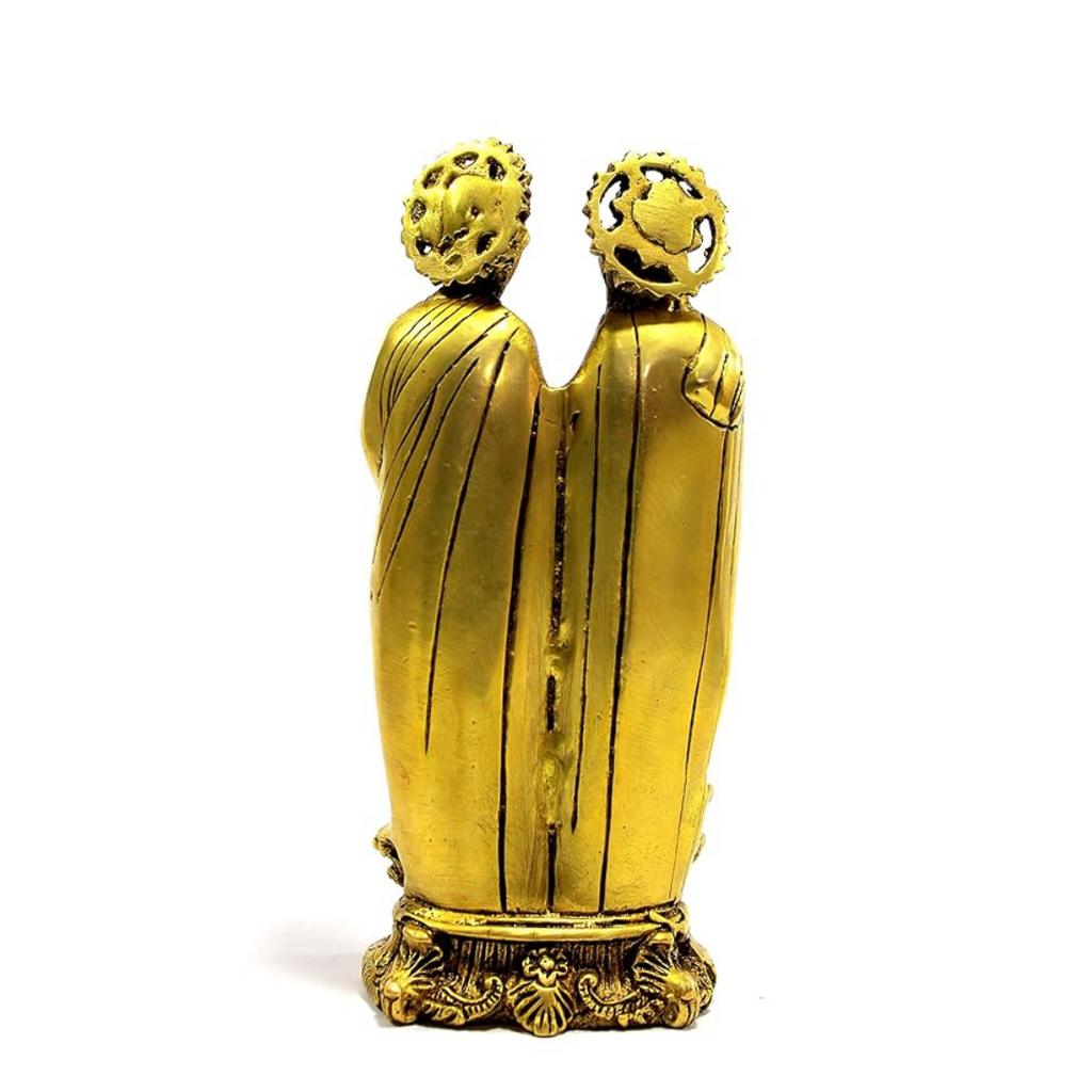 StonKraft Brass Holy Family of Mother Mary Joseph Jesus Christ Idol Statue Sculpture