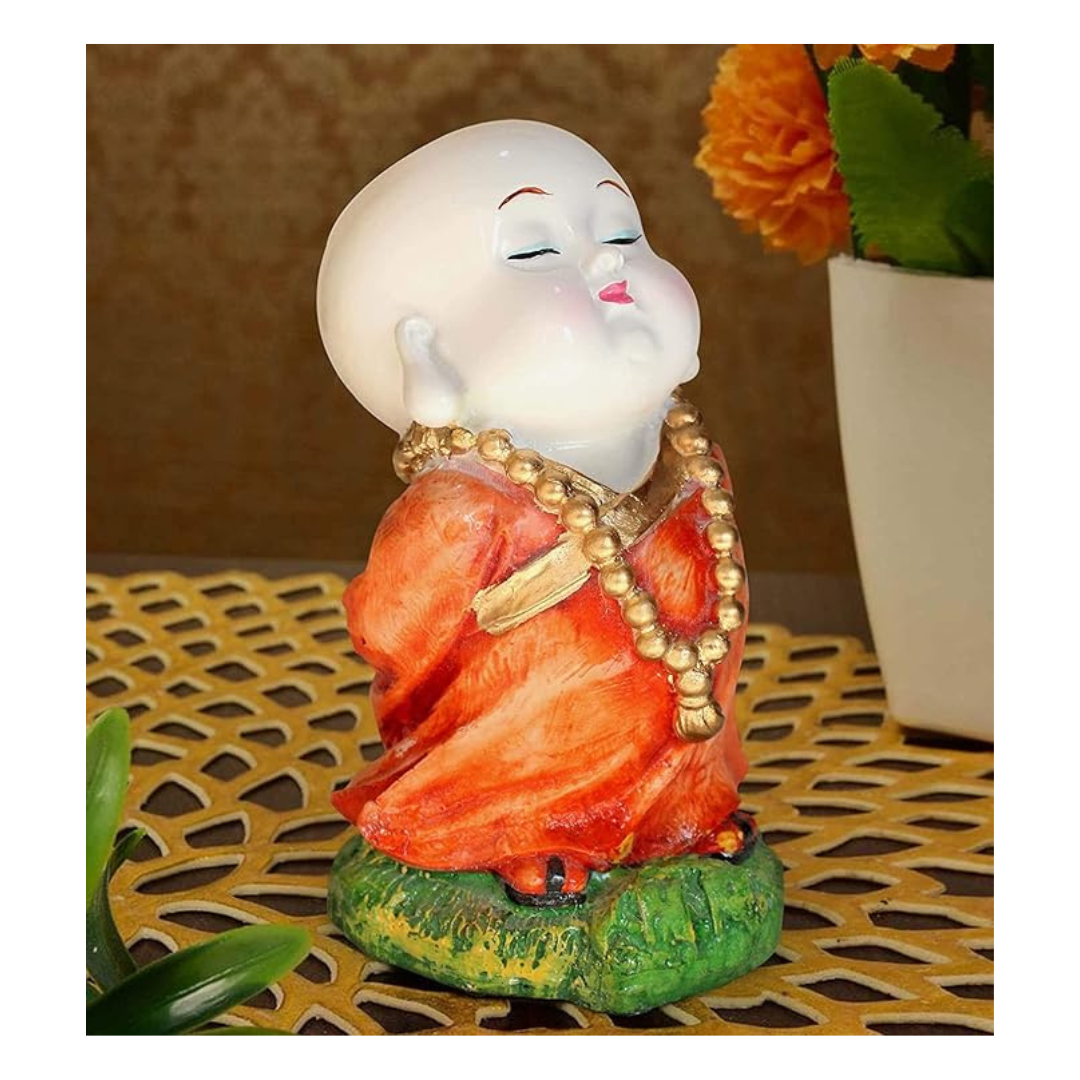 Tiedribbons Resin Buddha Statue Idol Standard Blue 1 Piece