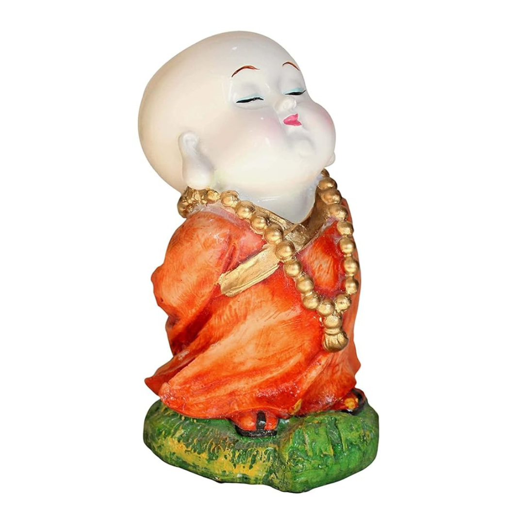 Tiedribbons Resin Buddha Statue Idol Standard Blue 1 Piece