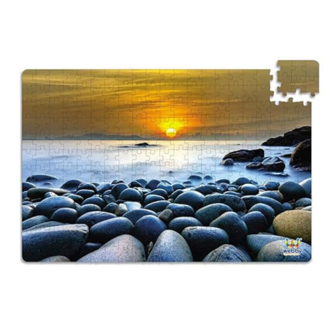 Webby Beautiful Sunrise at Rock Beach Jigsaw Puzzle 252 Pieces