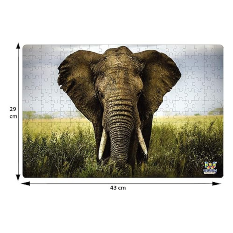 Webby The Wild Elephant Wooden Jigsaw Puzzle 252 Pieces