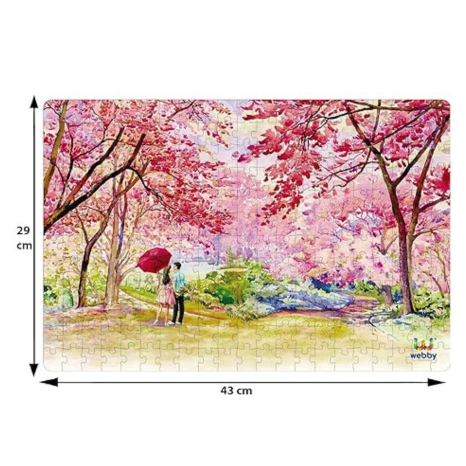 Webby Cherry Blossoms Painting Jigsaw Puzzle, 252 Pieces Kids