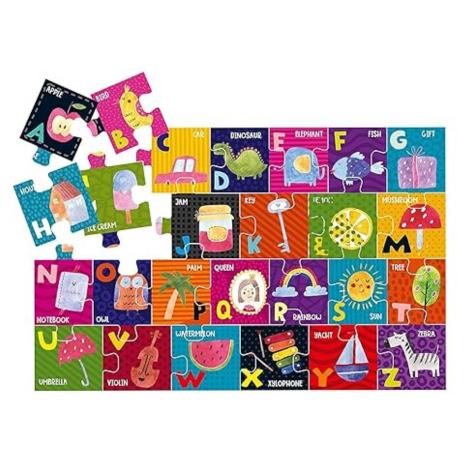 Webby Alphabets Floor Puzzle for 3 and Above, 26 Piece, Multicolour Kids