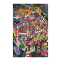 Webby Rock Concert Illustration Wooden Puzzle Fun & Challenging for Adult & 14+ Kids, 1000 Pieces