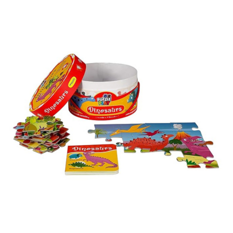 The Book Tree Dinosaur Jigsaw Puzzle for Kids 50+ Puzzles Pieces with Storybook for Kids