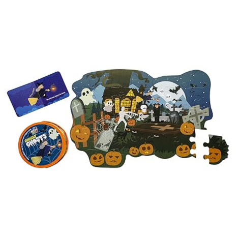 The Book Tree Giggly Ghost Puzzle Box for Kids 30 Jigsaw Puzzle Pieces & 1 Storybook Spooky
