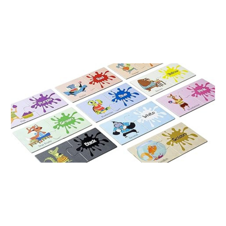 The Book Tree Colours Puzzle Box for Kids I Educational Toy for Kids Age 2+ I 20 Big Jigsaw Puzzle Pieces