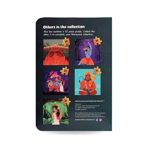Toynama Educational Toys for Kids - Lakshman 25 Pcs Jigsaw Puzzles Ages 2+ Cultural Interactive