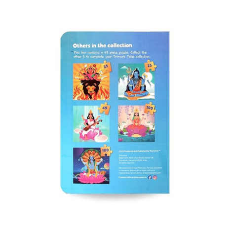 Toynama Educational Toys for Kids Brahma 49 Pcs Jigsaw Puzzles Ages 3+ Cultural Interactive