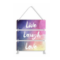 Blue Finch Live-Laugh Love Wall Hanging Decor Item For Living Room Decor-Bed Room