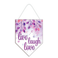 Blue Finch Wall Hanging Decor Live Laugh Love Wall Art For Living Room Decorand Home Decor (Multi 2)