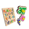 Highroof Hindi Wooden Letters Wooden Toys For Kids 3 + Jigsaw Puzzles For Adults Baby Learning