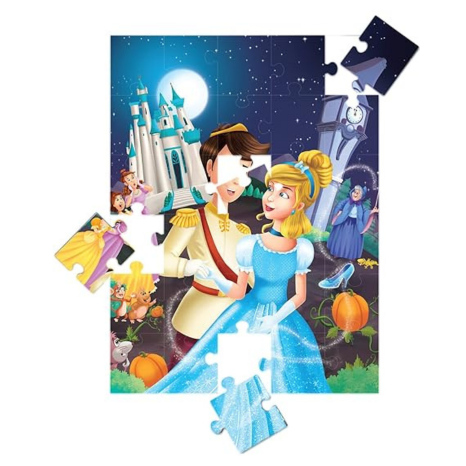 Popcorn Games & Puzzles Cinderella 30 Piece Jigsaw Puzzle with Free Reading Book
