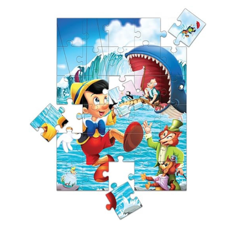 Popcorn Games & Puzzles Pinocchio - 30 Piece Jigsaw Puzzle with Free Reading Book