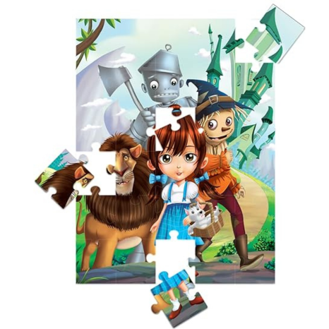 Popcorn Games & Puzzles Wizard of OZ  30 Piece Jigsaw Puzzle with Free Reading Book