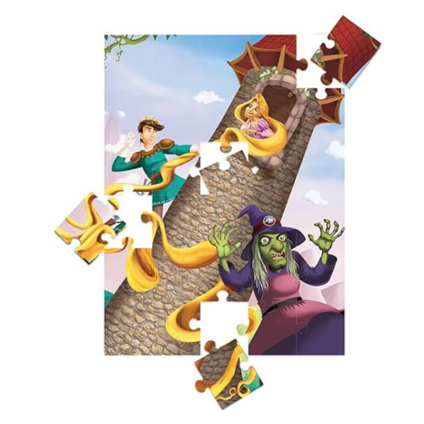 Popcorn Games & Puzzles Rapunzel 30 Piece Jigsaw Puzzle With Free Reading Book Kids