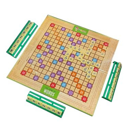 Popcorn Games & Puzzles Plastic The Game of Words Educational Vocabulary Learning Word Building Game