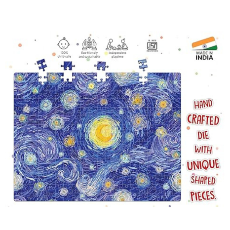 Popcorn Games & Puzzles 300 Piece Puzzle A Starry Sky Improves Your Child Memory Logical Thinking Visual