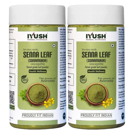Iyush Herbal Ayurveda Organic Katha Powder for Hair Colour Each - 100 gms (Pack of 2)