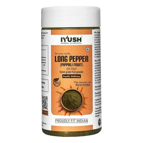 Iyush Herbal Ayurveda Long Pepper Pippali Powder - 100 gms