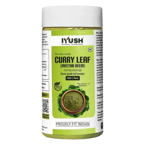 Iyush Herbal Ayurveda Organic Curry Leaves Powder - 100 gms