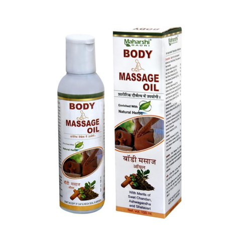 Maharshi Badri Ayurvedic Body Massage Oil - 100 ml
