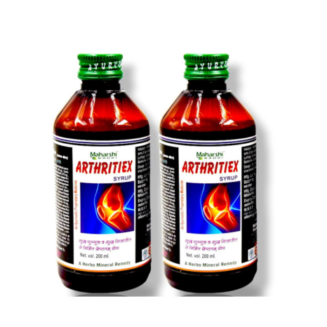 Maharshi Badri Arthritiex Syrup - 200 ml Each (Pack of 2)