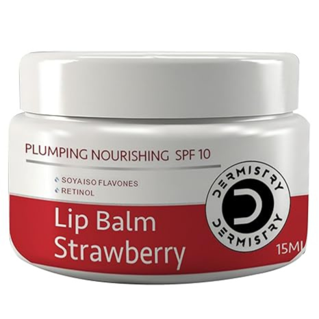 Dermistry Plumping Nourishing SPF 10 Strawberry Lip Balm - 15 ml