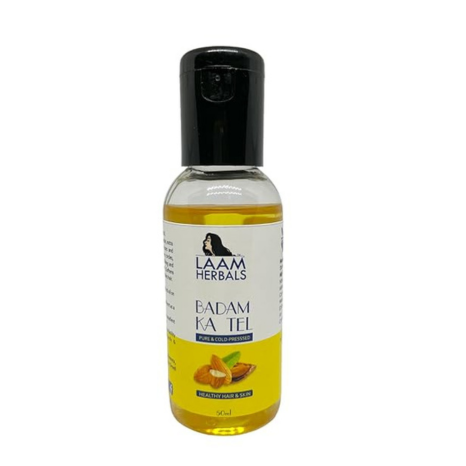 Laam Herbals Organic Badam Ka Tel Almond Oil - 50 ml