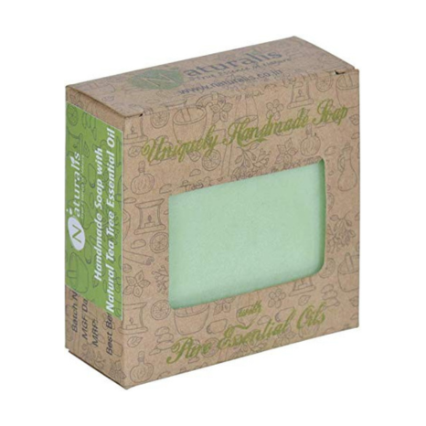 Naturalis Handmade Soap With Natural High Grade Tea Tree Essential Oil - 110 gms Each (Pack of 2)