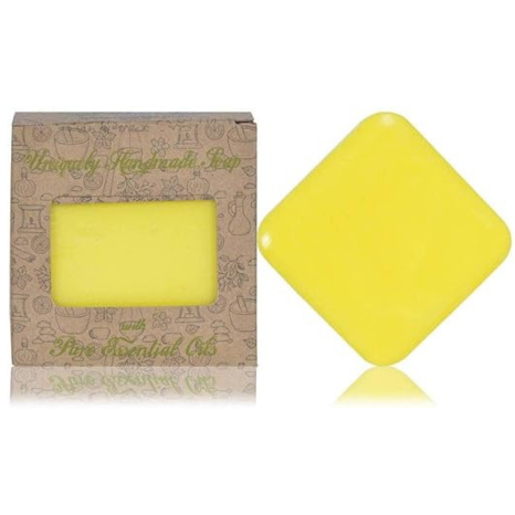 Naturalis Handmade Soap with Natural Lemon Essential Oil - 110 gms Each (Pack of 2)