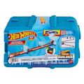 Hot Wheels Track Set with 1 Hot Wheels Car Ice Themed Track Building Set with 10 Track Pieces