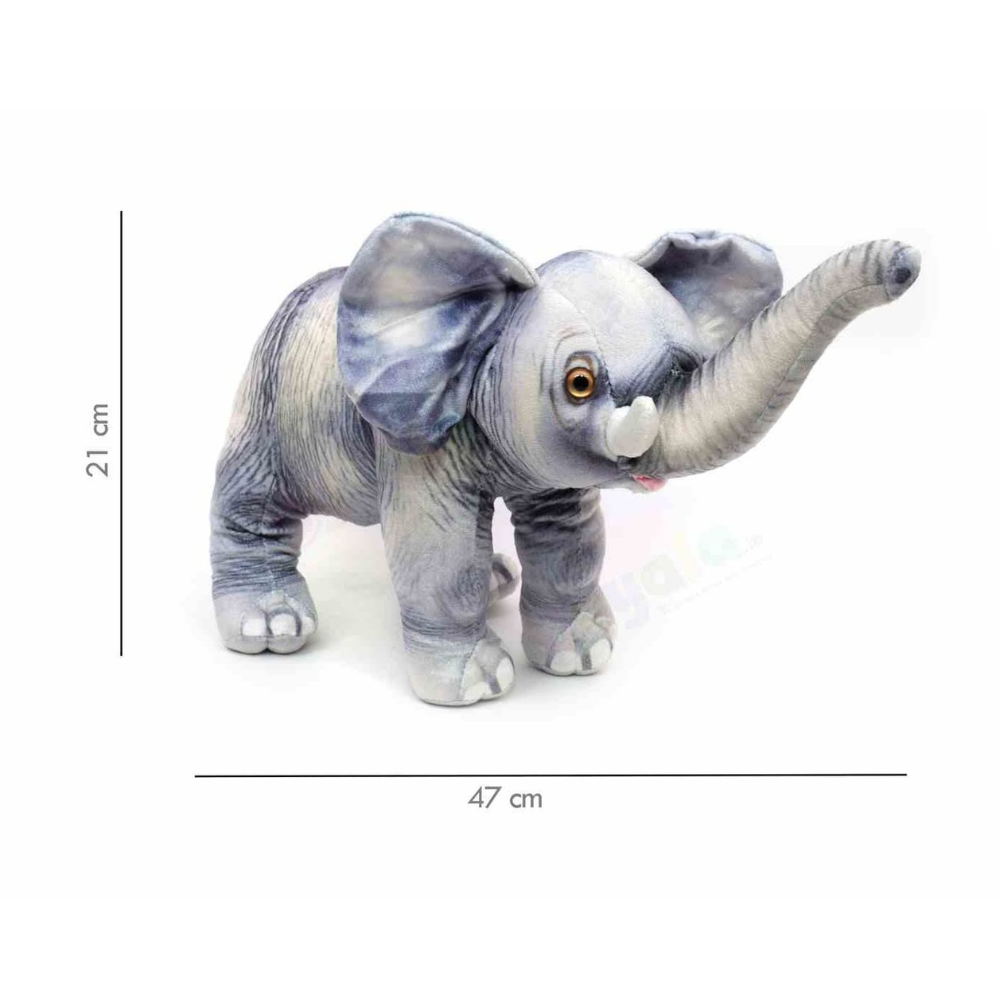 Tickles Elephant Soft Stuffed Plush Animal Toy for Kids 35 cm