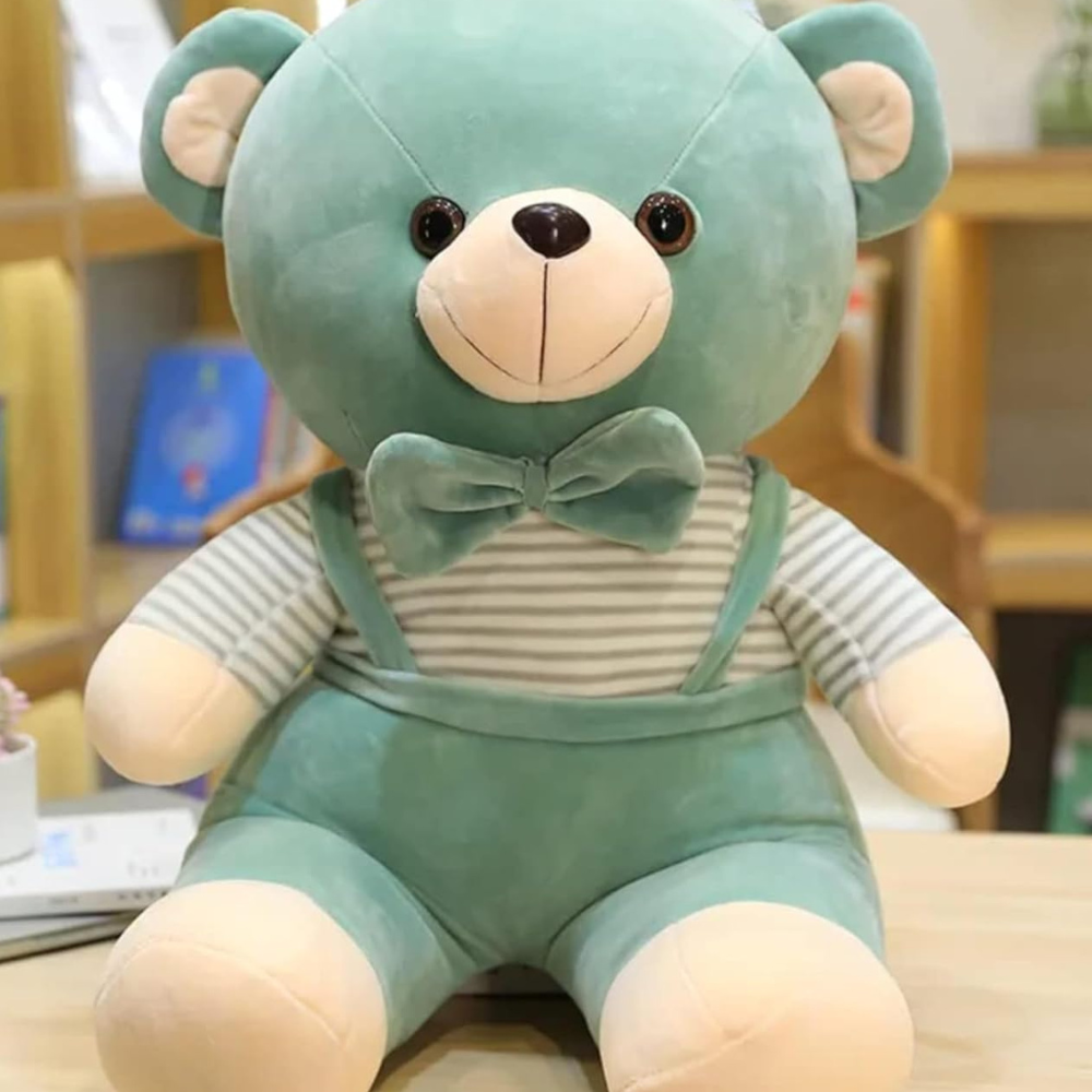 Tickles Cute Teddy with Bow Tie & Cute Outfit Soft Stuffed Plush Toy for Kids