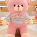Tickles Cute Teddy with Bow Tie & Cute Outfit Soft Stuffed Plush Toy for Kids