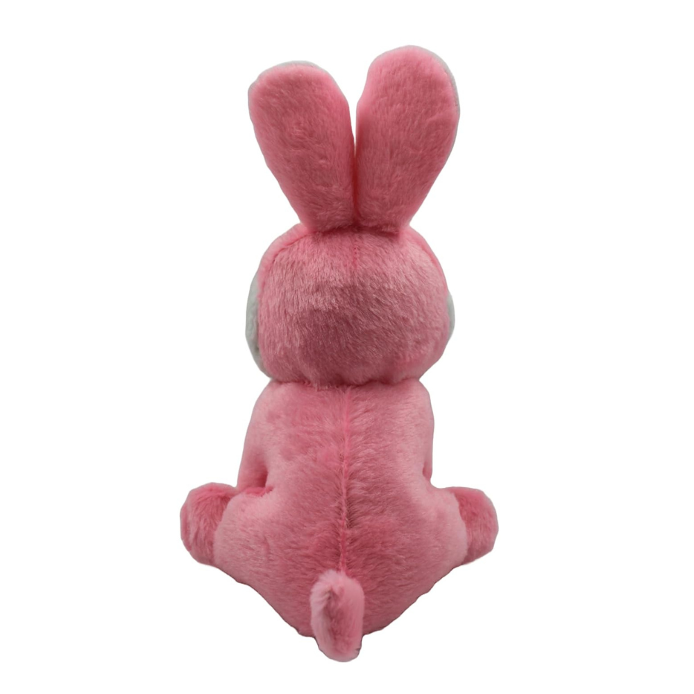 Tickles Sitting Rabbit Soft Stuffed Plush Animal Toy for Kids Color Pink 20 cm